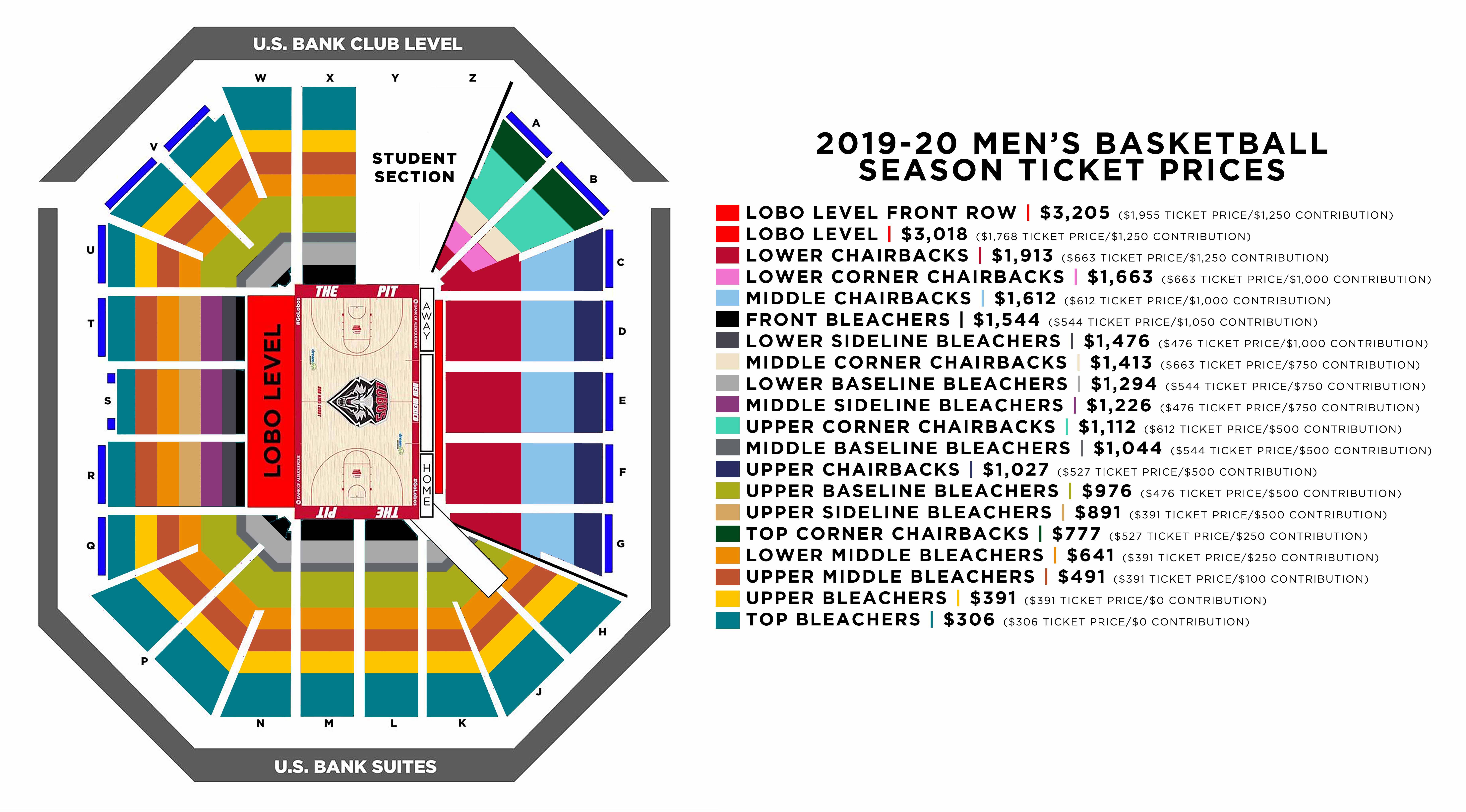 University Stadium Albuquerque Seating Chart