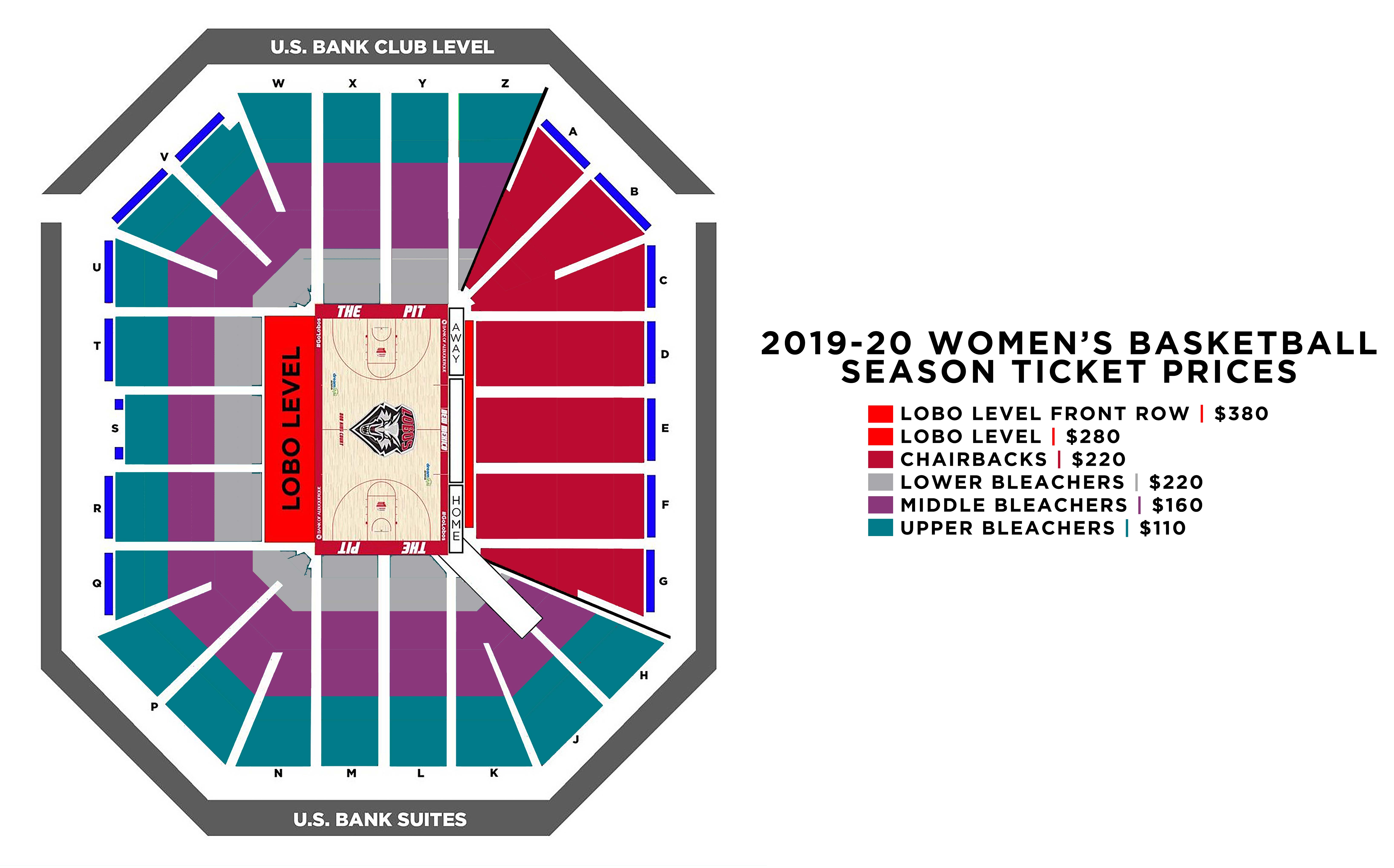 Unm Lobo Basketball Seating Chart